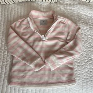 Kids Dudley Stephens Pink and Cream Striped Fleece